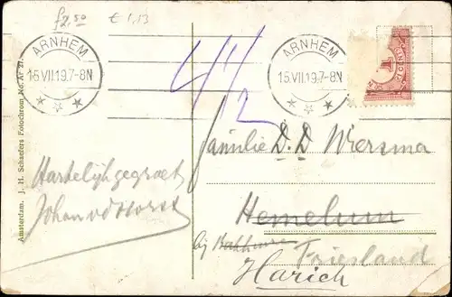 Ak Arnhem Gelderland Niederlande, Velp-Arnhem, Seekhuizen