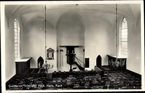 Ak Garderen Gelderland, Interieur Ned. Herv. Kerk