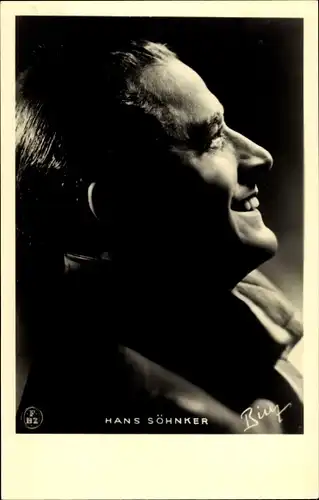 Ak Schauspieler Hans Söhnker, Portrait, FBZ Verlag