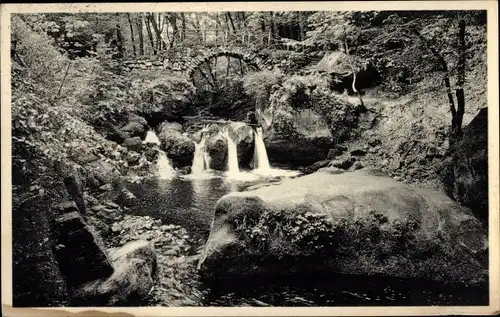 Ak Müllerthal Waldbillig Luxemburg, Schiessentümpel