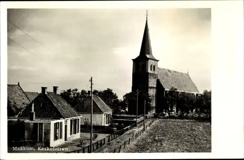 Ak Makkum Friesland Niederlande, Kerkeburen