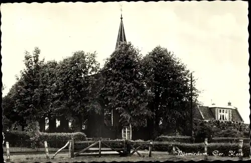 Ak Nijemirdum Friesland Niederlande, Ger. Kerk