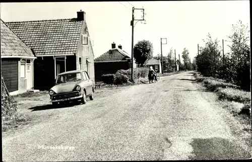 Ak Munnekeburen Friesland Niederlande, Dorfstraße