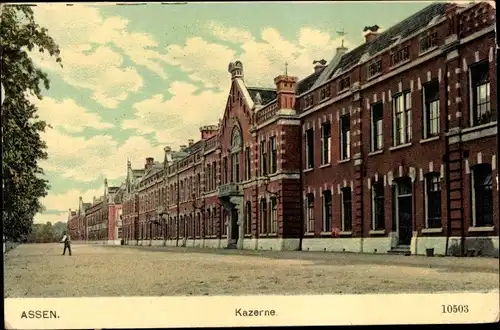 Ak Assen Drenthe Niederlande, Kazerne