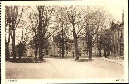 Ak Assen Drenthe Niederlande, De Brink