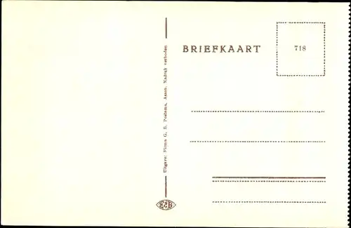 Ak Assen Drenthe Niederlande, De Brink