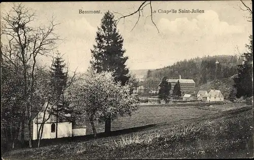 Ak Beaumont Wallonien Hennegau, La Chapelle Saint Julien