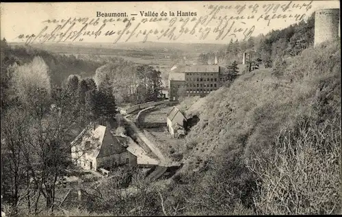 Ak Beaumont Wallonien Hennegau, Vallee de la Hantes