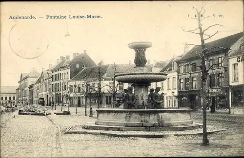 Ak Oudenaarde Audenarde Ostflandern, Fontaine Louise-Marie