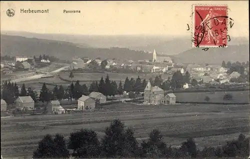 Ak Herbeumont Wallonien Luxemburg Belgien, Panorama