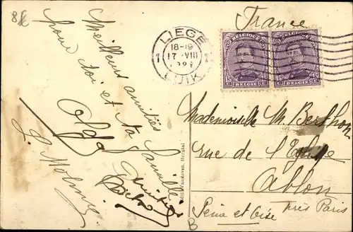 Ak Herstal Wallonien Lüttich, Place de la Licour