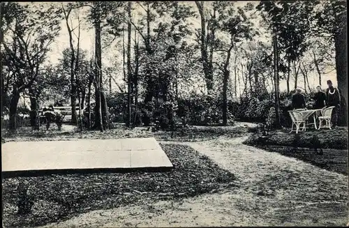 Ak Bellingwolde Groningen, Tuinaanzicht Hotel Reiderland, van Alb. Smid