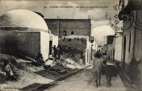 Ak Marabout Sidi Mohand Amokran Algerien, Quartier indigene