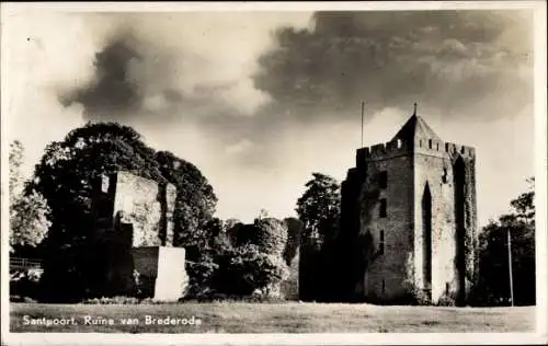 Ak Santpoort Nordbrabant, Ruine van Brederode