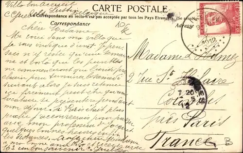 Ak Lustin Profondeville Wallonien Namur, Vue generale