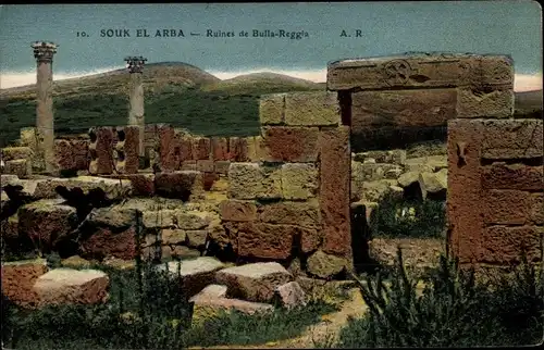 Ak Souk El Arba Algerien, Ruines de Bulla-Reggia