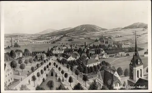 Ak Opolno Zdrój Bad Oppelsdorf Bogatynia Reichenau Schlesien, Gesamtansicht