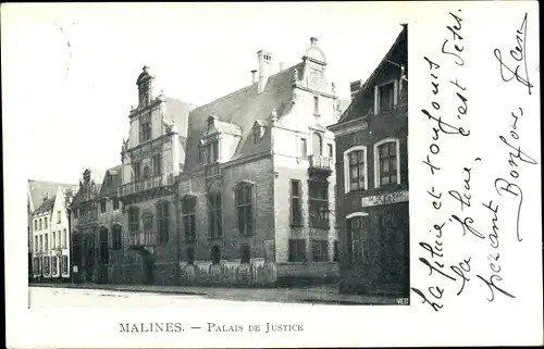 Ak Mechelen Malines Flandern Antwerpen, Palais de Justice