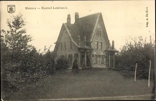 Ak Meerle Hoogstraten Hoogstraeten Flandern Antwerpen, Kasteel Lembeeck