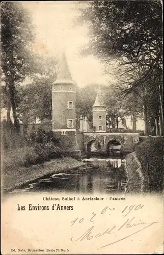 Ak Anvers Antwerpen Flandern, Chateau Solhof a Aertselaer