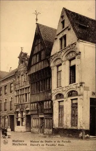 Ak Malines Flandern Antwerpen, Maison du Diable