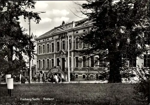 Ak Freiberg in Sachsen, Postamt