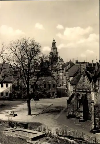Ak Döbeln in Sachsen, Lutherplatz