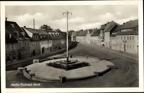 Ak Hartha in Sachsen, Markt