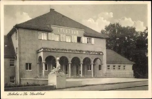 Ak Döbeln in Mittelsachsen, Stadtbad