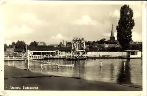 Ak Jüterbog in Brandenburg, Badeanstalt