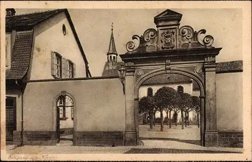 Ak Speyer am Rhein, Kloster St. Magdalena, Pensionat, Eingang zum Kloster