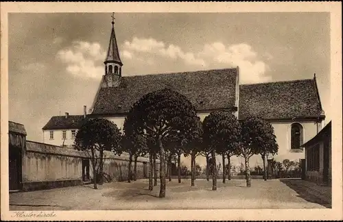 Ak Speyer am Rhein, Kloster St. Magdalena, Pensionat, Klosterkirche