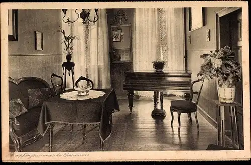 Ak Speyer am Rhein, Kloster St. Magdalena, Pensionat, Empfangszimmer des Pensionates