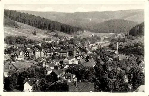 Ak Stützerbach Ilmenau Thüringer Wald, Totalansicht der Ortschaft