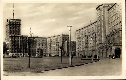 Ak Leipzig in Sachsen, Ringbauten mit Karl-Marx-Hochhaus