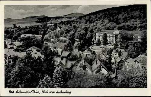 Ak Bad Liebenstein im Thüringer Wald, Blick vom Aschenberg