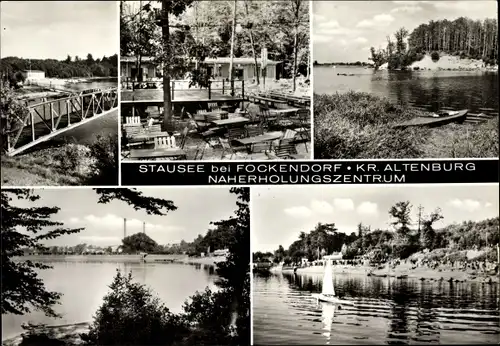 Ak Fockendorf Altenburger Land, Stausee, Naherholungszentrum, Segelboot