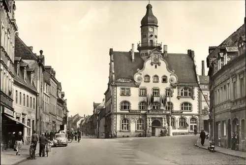 Ak Geringswalde Sachsen, Markt, Rathaus