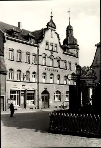 Ak Lunzenau in Sachsen, Rathaus