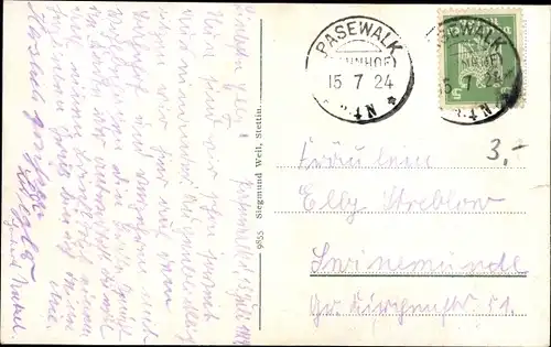 Ak Świnoujście Swinemünde Pommern, Ostmole, Signalturm