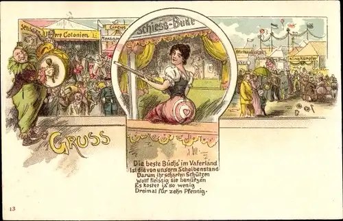 Litho Volksfest, Die beste Büchs im Vaterland ist die von unserem Scheibenstand...