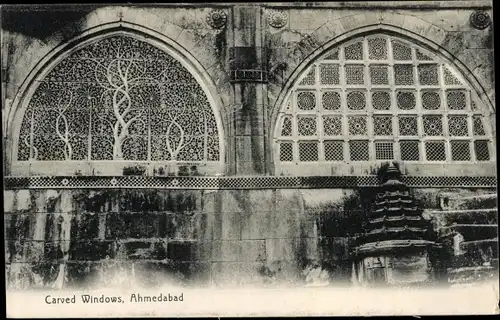 Ak Ahmedabad Indien, Carved Windows