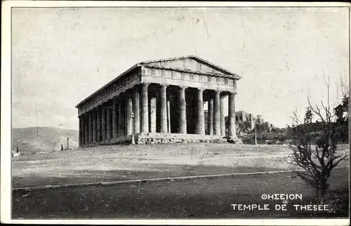 Ak Athen Griechenland, Temple de Thesee