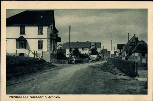 Ak Norddorf auf Amrum Nordfriesland, Straßenpartie, Häuser