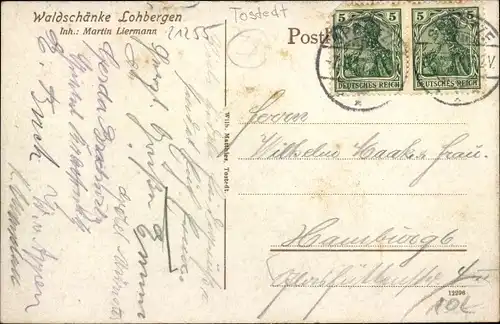 Ak Tostedt in Niedersachsen, Waldschänke Lohbergen