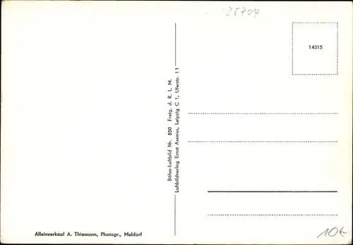 Ak Meldorf in Holstein, Luftaufnahme