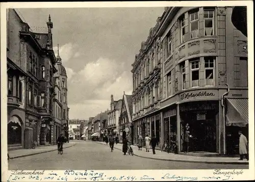 Ak Delmenhorst in Oldenburg, Langestraße