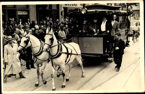 Ak Köln am Rhein, Pferdebahnbetrieb der Straßen und Vorortbahnen anlässlich der 1900 Jahrfeier, 1950