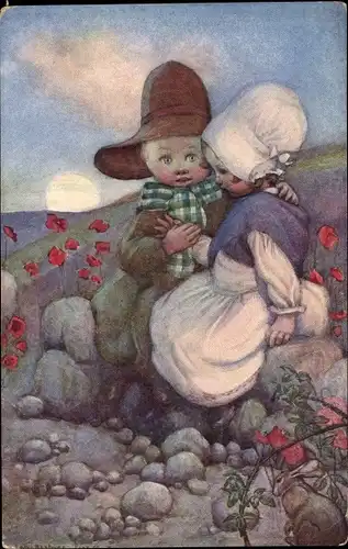Künstler Ak Munk, M., M. M. Vienne, Kinder