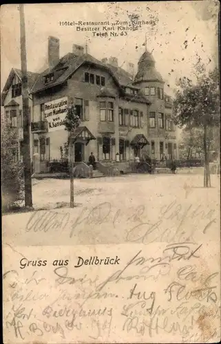 Ak Dellbrück Köln am Rhein, Hotel-Restaurant Zum Kurhaus